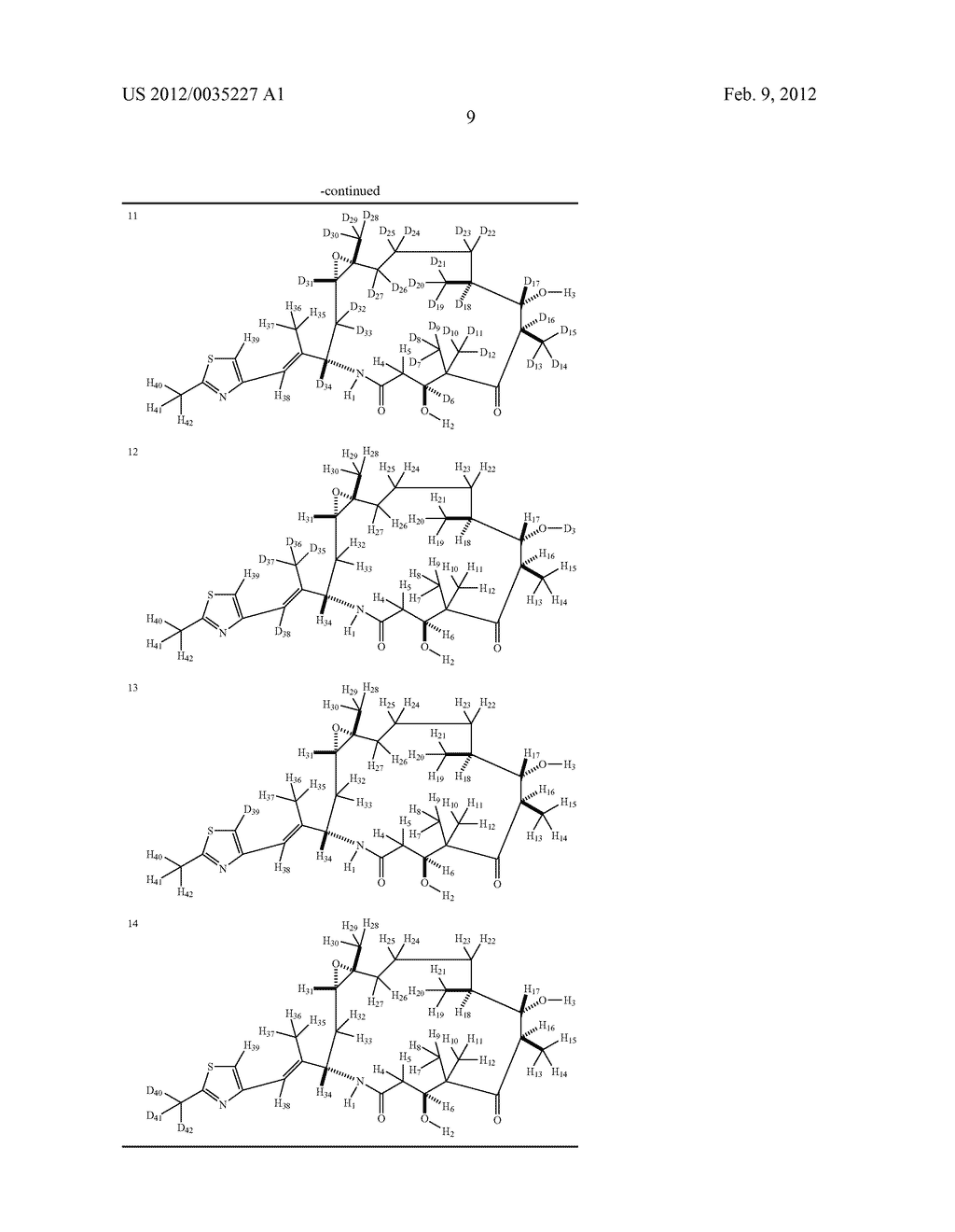 DEUTERIUM-ENRICHED IXABEPILONE - diagram, schematic, and image 10