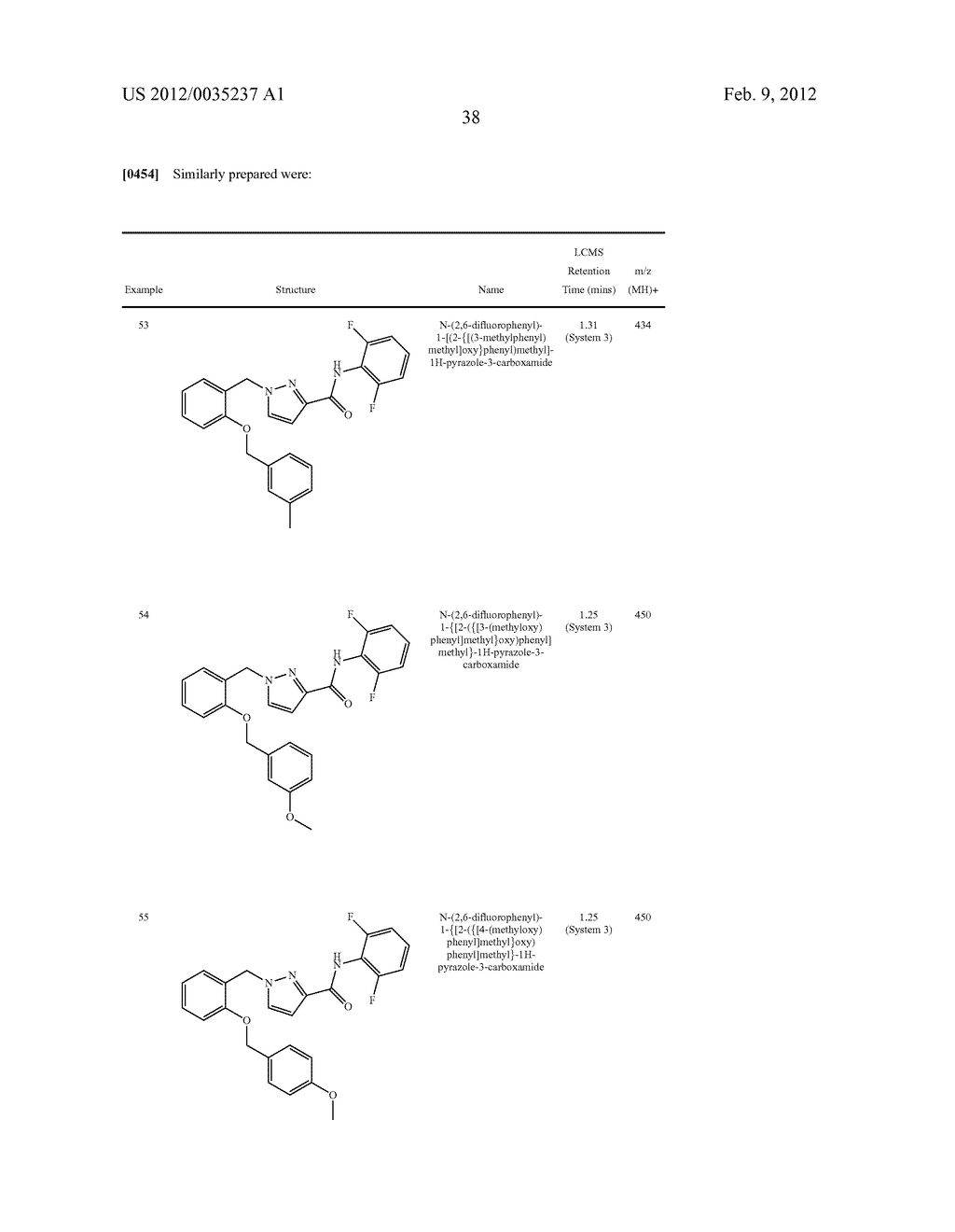 PYRAZOLE AND TRIAZOLE CARBOXAMIDES AS CRAC CHANN EL INHIBITORS - diagram, schematic, and image 39