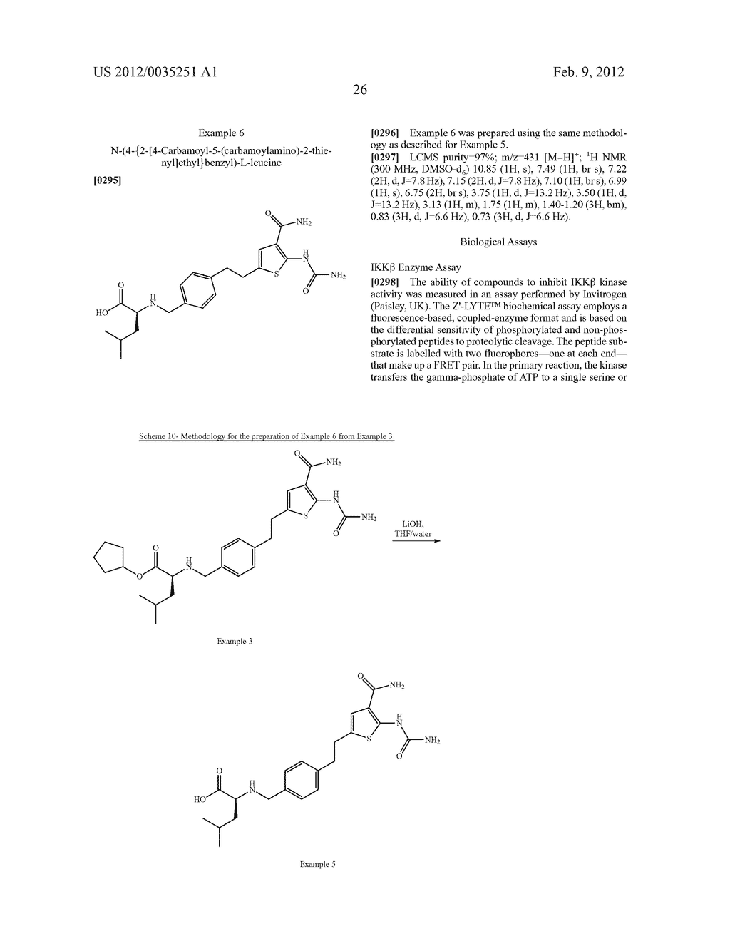 THIOPHENE INHIBITORS OF IKK-B SERINE-THREONINE PROTEIN KINASE - diagram, schematic, and image 27