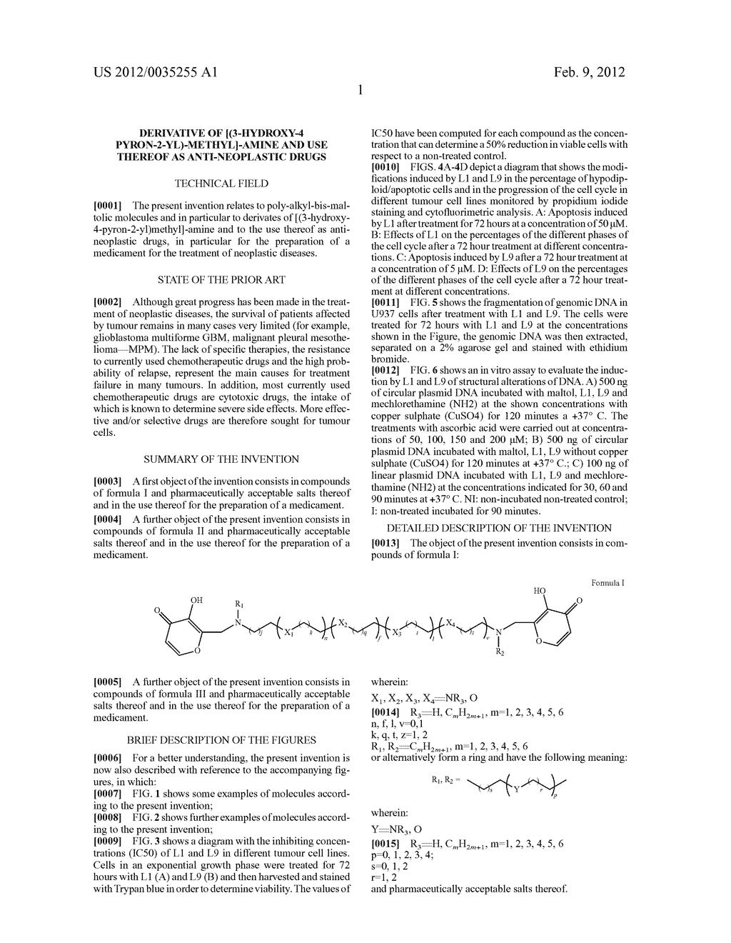 DERIVATIVE OF [(3-HYDROXY-4 PYRON-2-YL)-METHYL]-AMINE AND USE THEREOF AS     ANTI-NEOPLASTIC DRUGS - diagram, schematic, and image 28