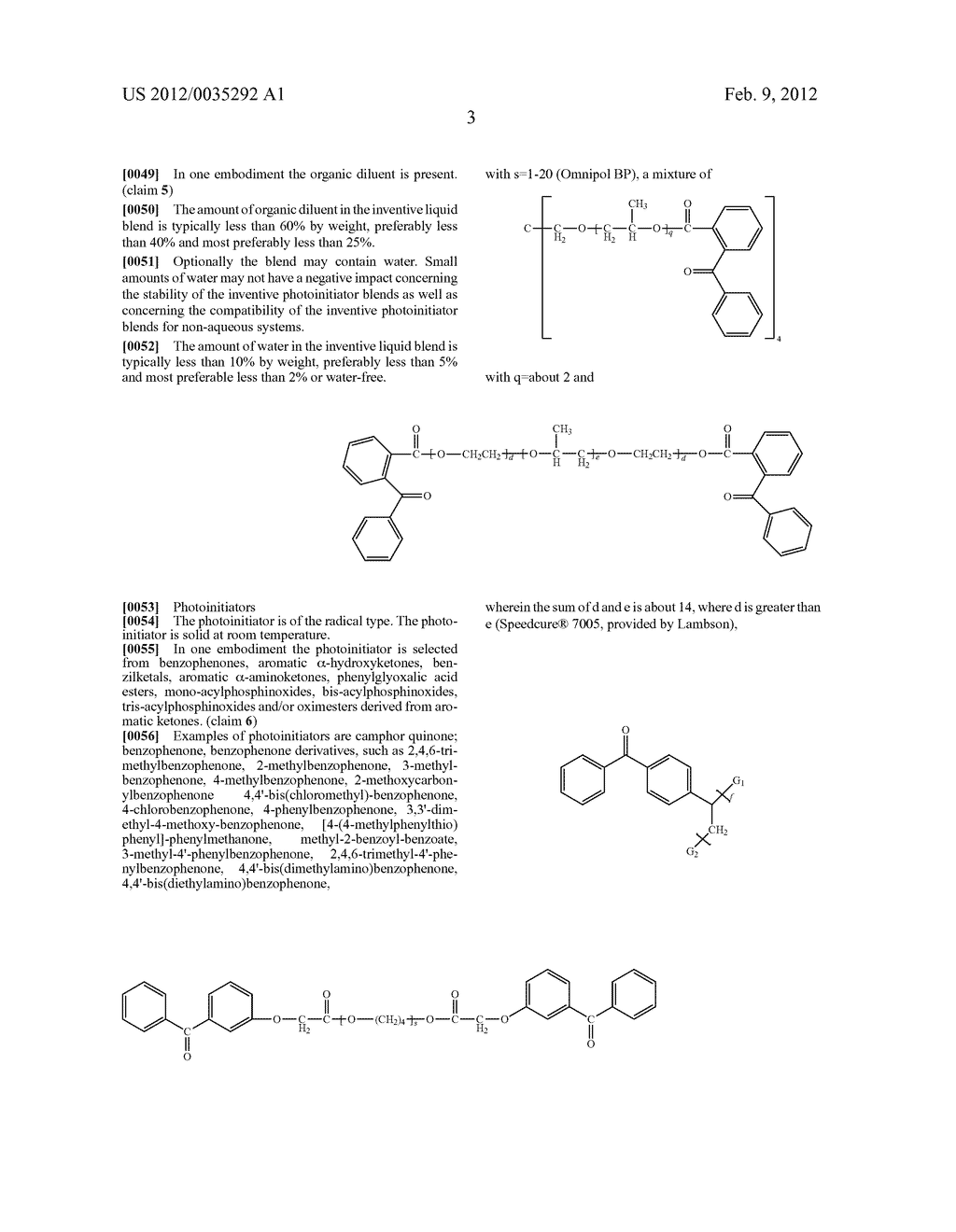 LIQUID PHOTOINITIATOR BLEND - diagram, schematic, and image 04