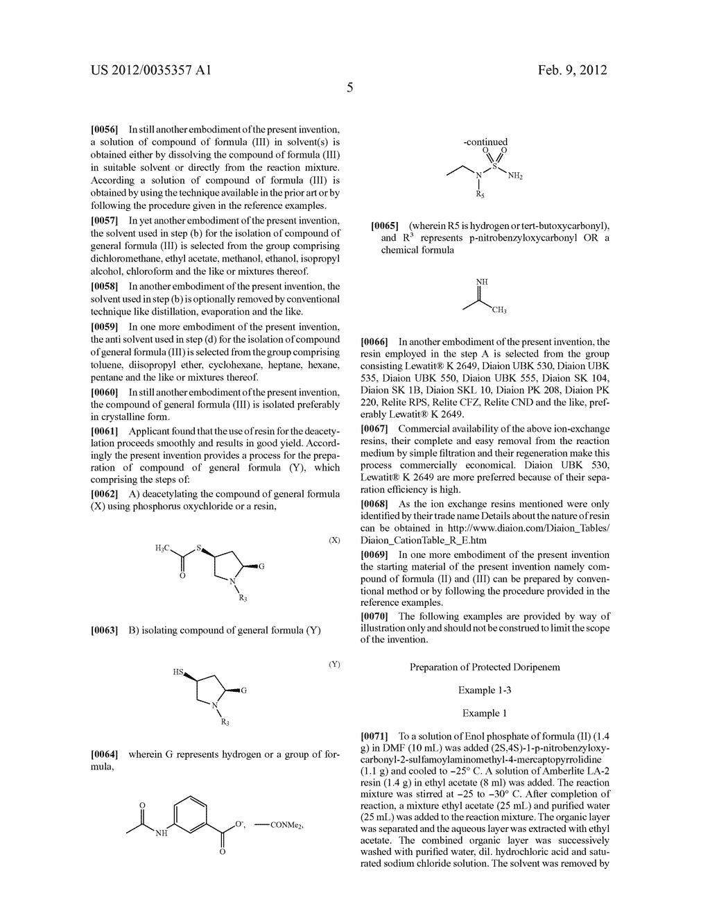 PROCESS FOR THE PREPARATION OF CARBAPENEM ANTIBIOTIC - diagram, schematic, and image 08