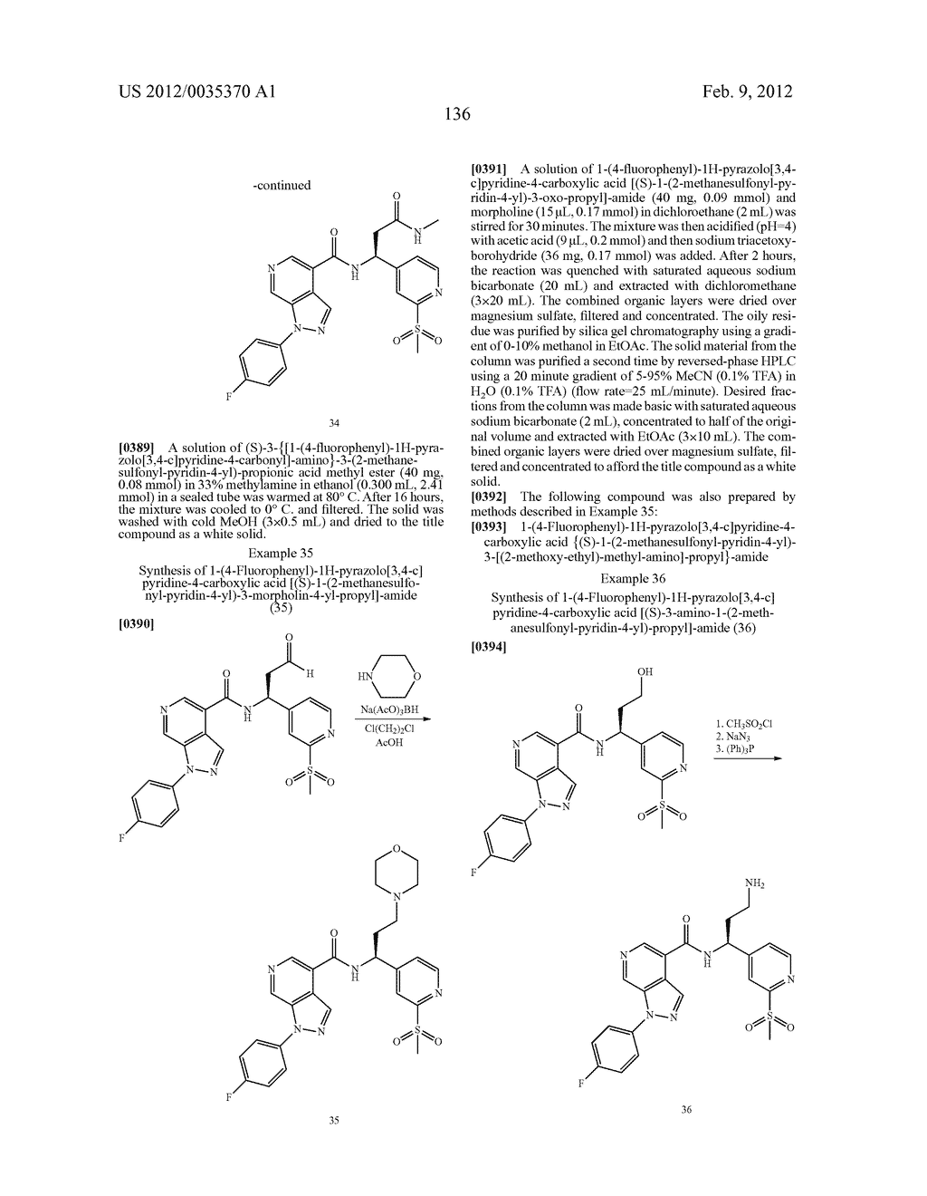 Azaindazole Compounds As CCR1 Receptor Antagonists - diagram, schematic, and image 137