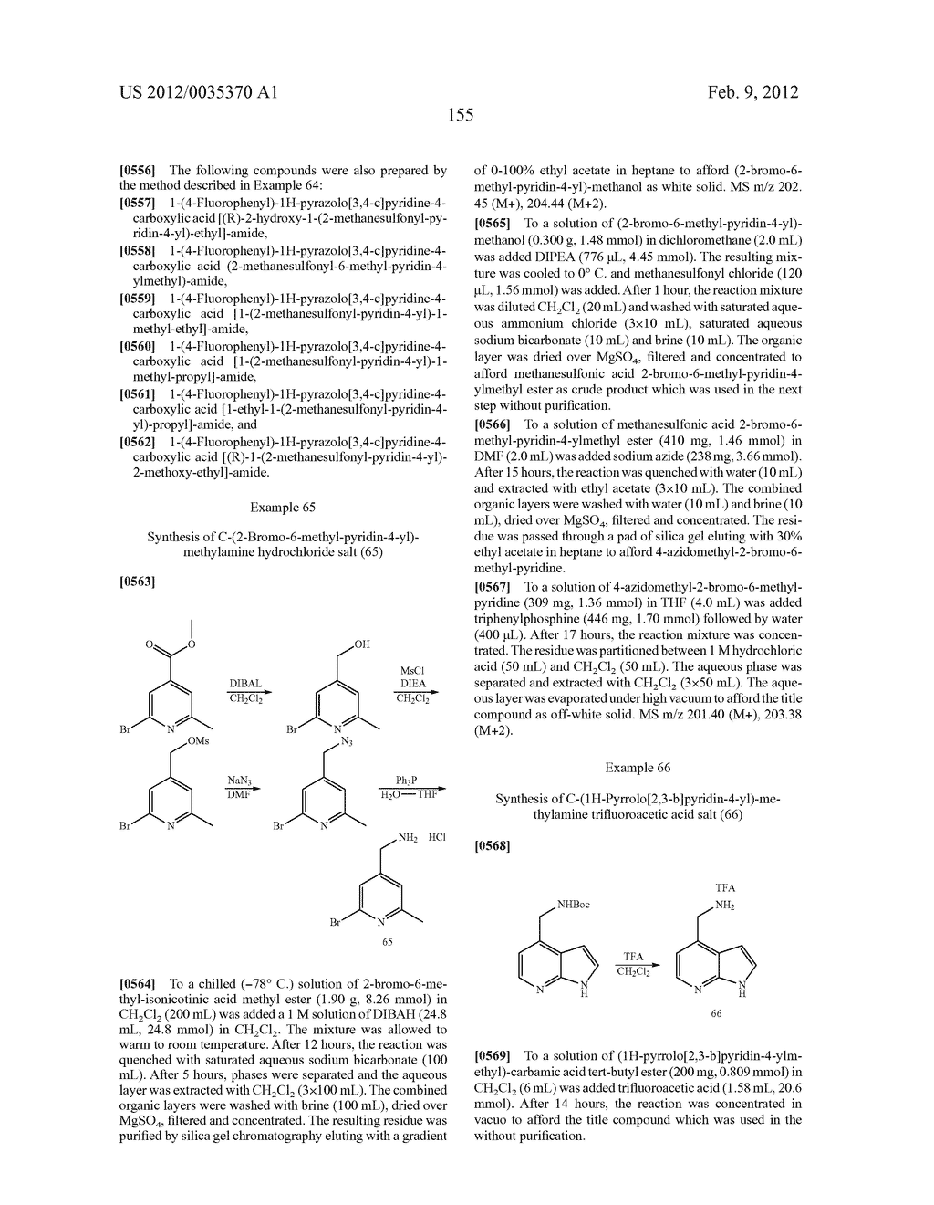 Azaindazole Compounds As CCR1 Receptor Antagonists - diagram, schematic, and image 156