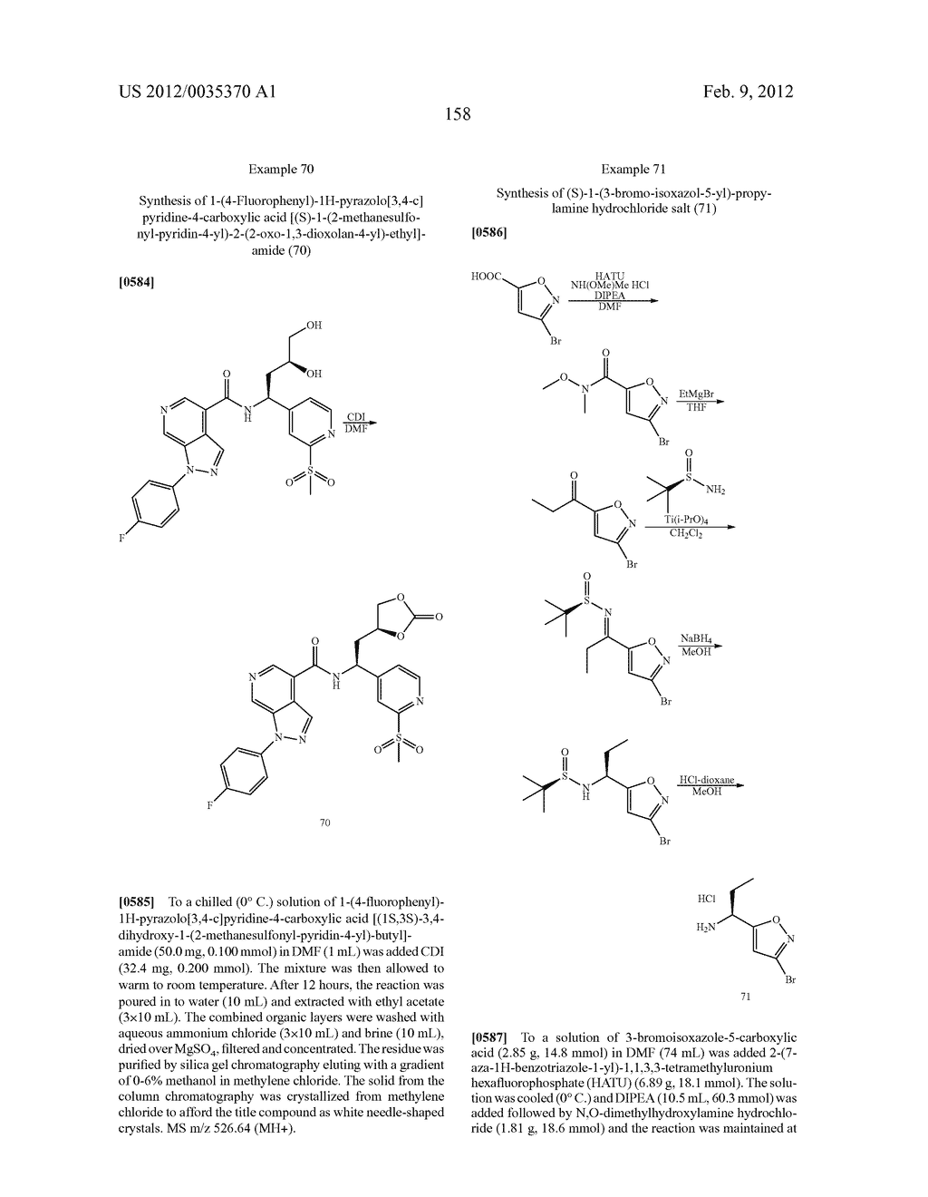 Azaindazole Compounds As CCR1 Receptor Antagonists - diagram, schematic, and image 159