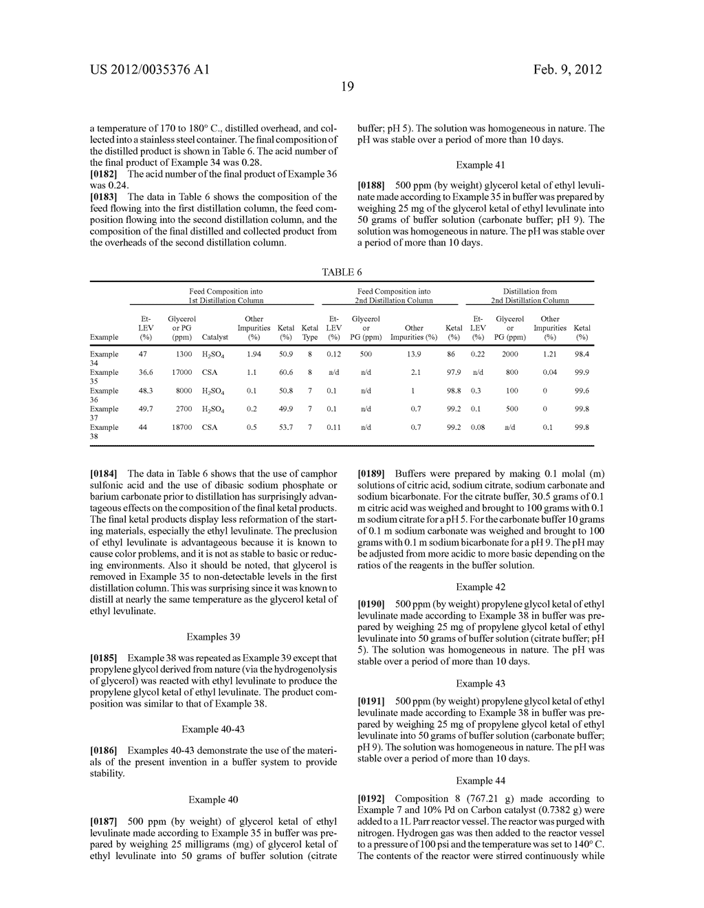 METHODS FOR THE MANUFACTURE OF ACETALS AND KETALS, AND THE ACETALS AND     KETALS PRODUCED THEREBY - diagram, schematic, and image 23