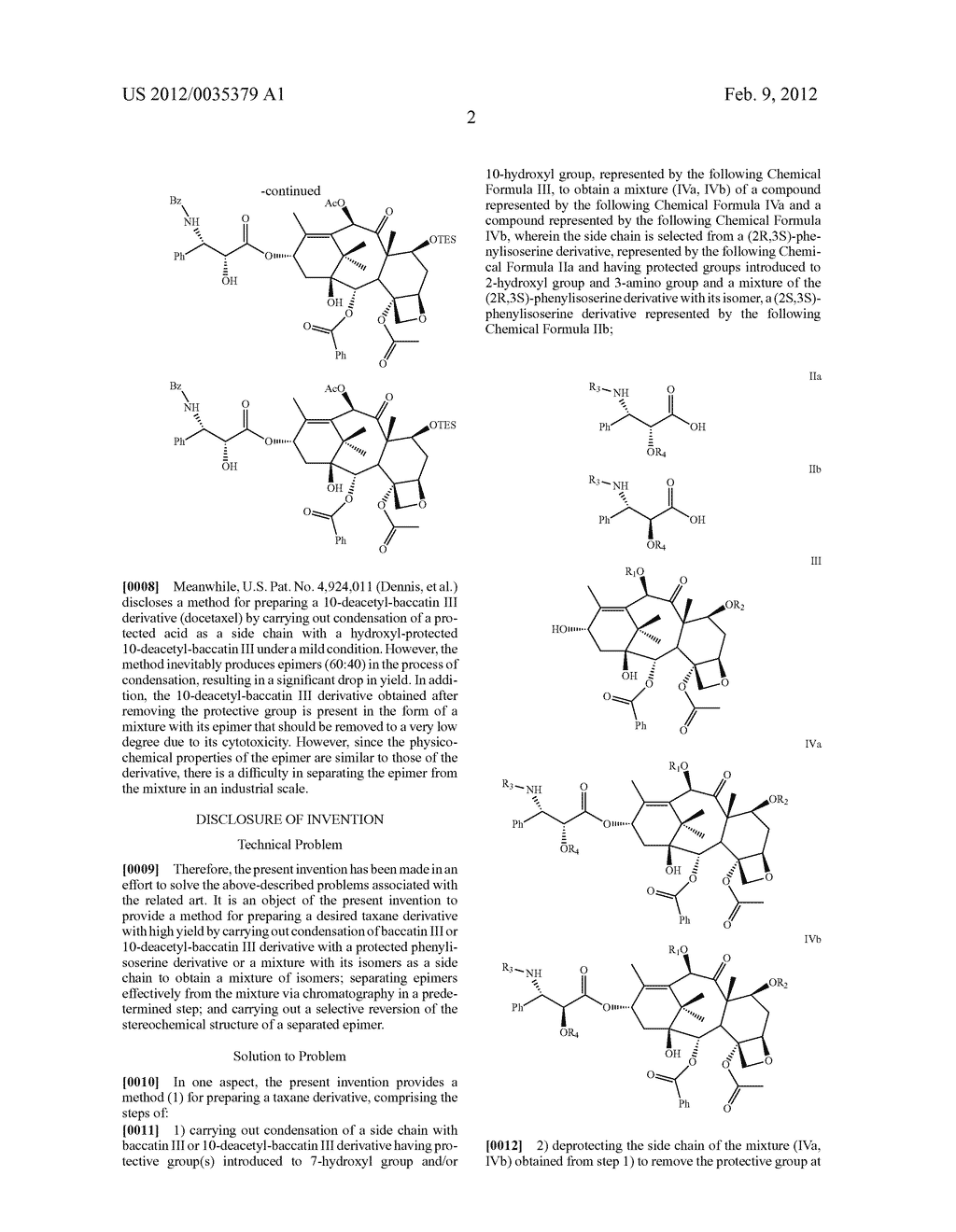 METHOD FOR PREPARING TAXANE DERIVATIVES - diagram, schematic, and image 11