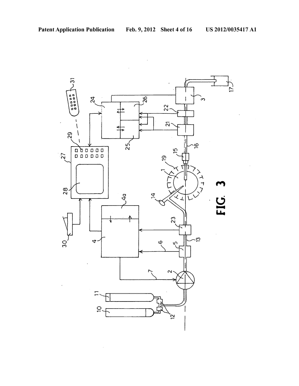 Method and device for irrigation of body cavities - diagram, schematic, and image 05