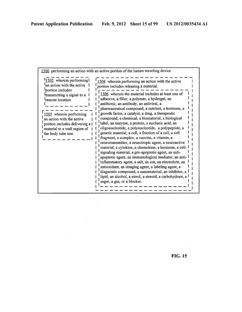 Control of a lumen traveling device in a body tube tree - diagram, schematic, and image 16