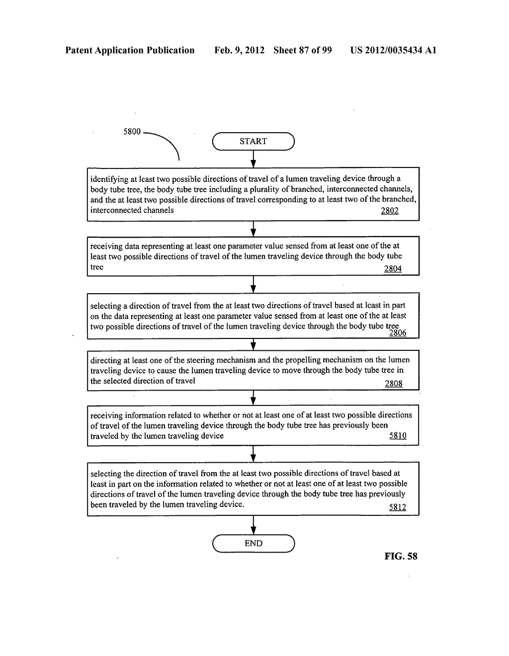 Control of a lumen traveling device in a body tube tree - diagram, schematic, and image 88