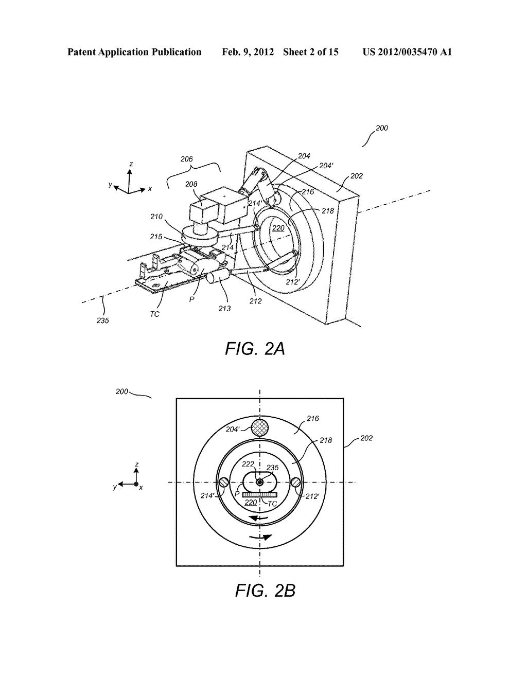 RADIATION TREATMENT DELIVERY SYSTEM WITH OUTWARDLY MOVABLE RADIATION     TREATMENT HEAD EXTENDING FROM RING GANTRY - diagram, schematic, and image 03