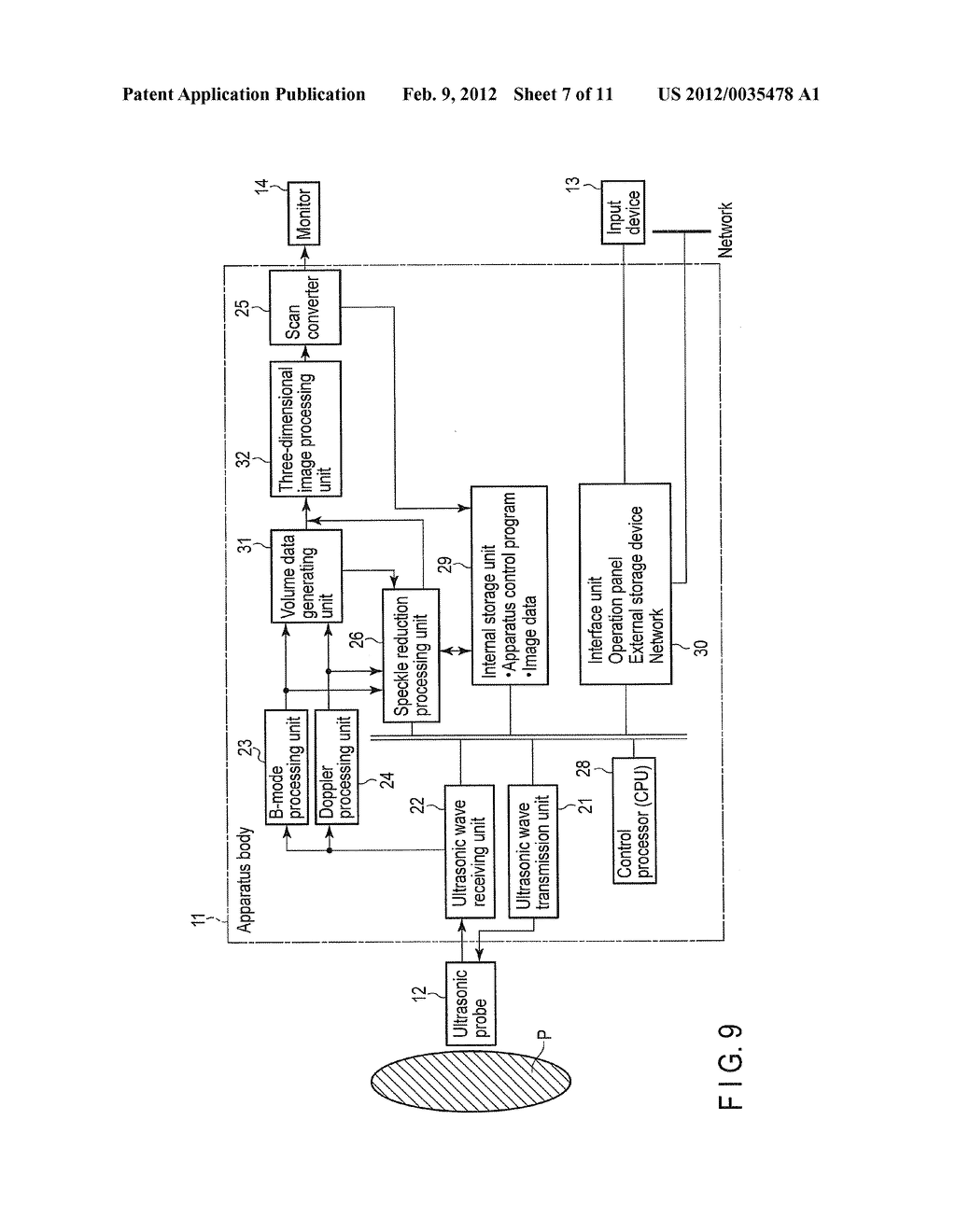 ULTRASONIC DIAGNOSTIC APPARATUS AND AN ULTRASONIC IMAGE PROCESSING     APPARATUS - diagram, schematic, and image 08