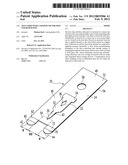 TEST STRIP WITH A SHAPED TIP FOR SKIN STRAIGHTENING diagram and image