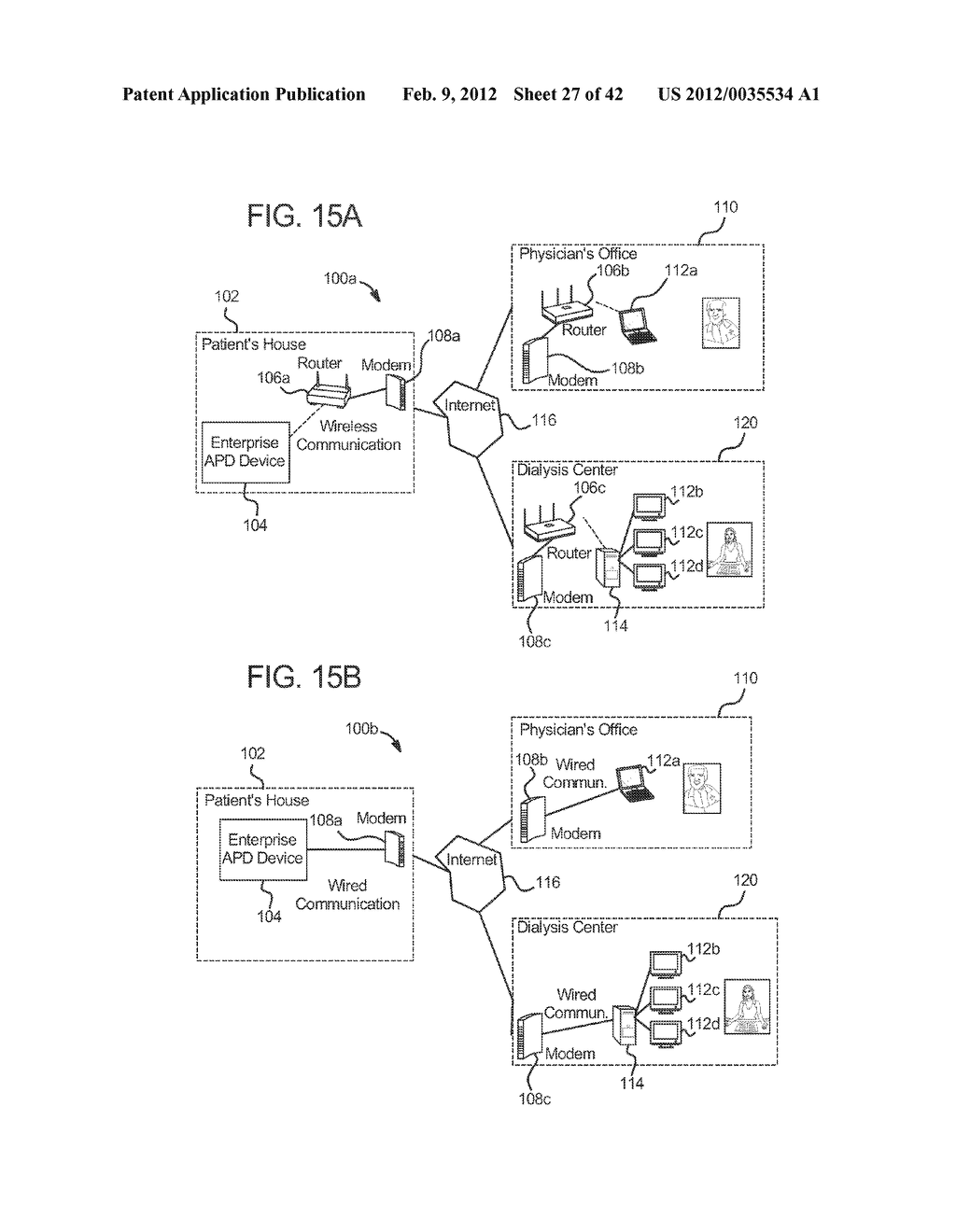 DIALYSIS SYSTEM INCLUDING WIRELESS PATIENT DATA AND TRENDING AND ALERT     GENERATION - diagram, schematic, and image 28