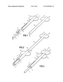 ASSEMBLY FOR INSERTING A PROBE INTO THE LACRIMAL CANAL BY PUSHING FROM THE     SIDE OF THE EYE diagram and image