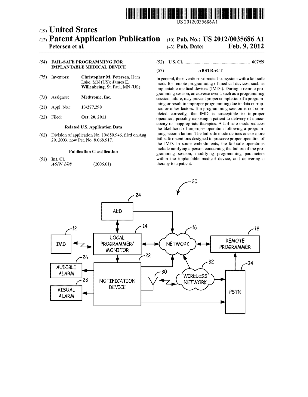 FAIL-SAFE PROGRAMMING FOR IMPLANTABLE MEDICAL DEVICE - diagram, schematic, and image 01