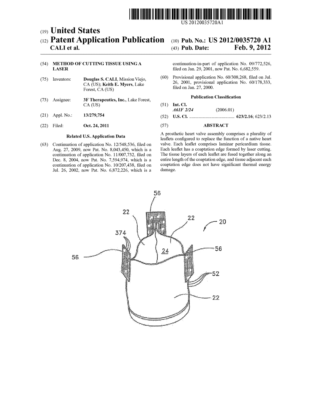 Method of Cutting Tissue Using a Laser - diagram, schematic, and image 01