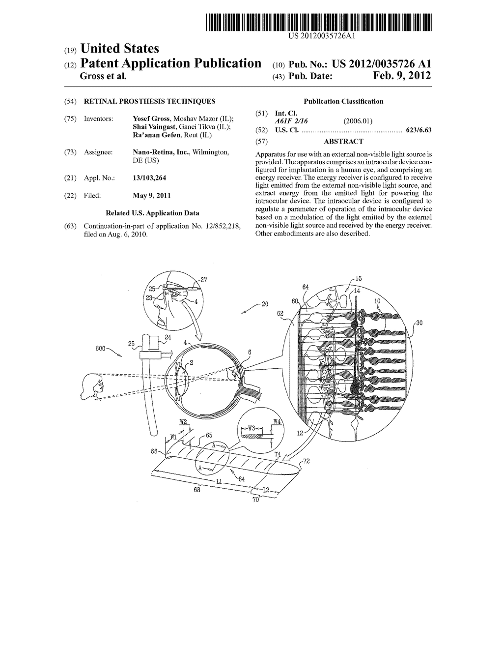 RETINAL PROSTHESIS TECHNIQUES - diagram, schematic, and image 01