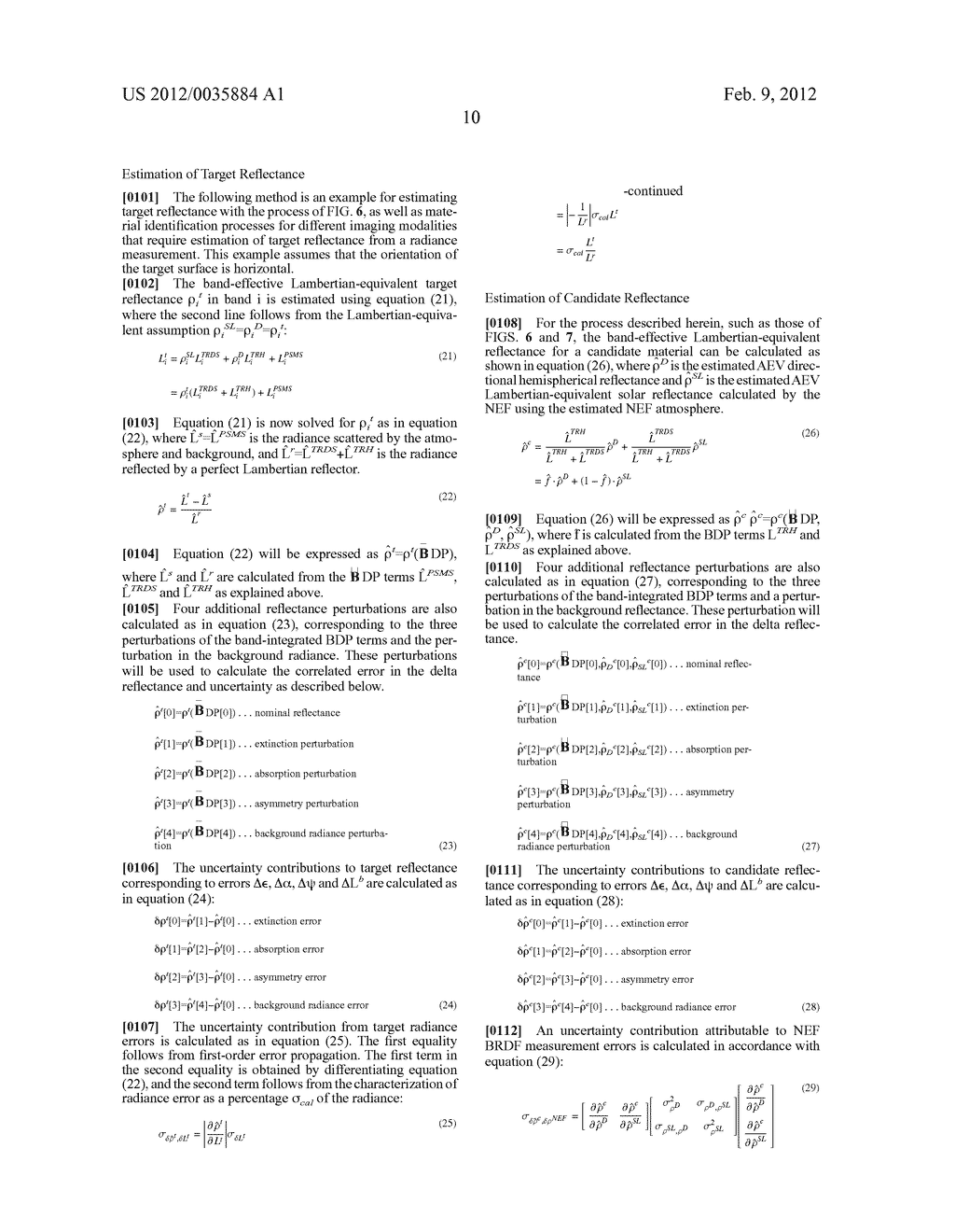 REMOTE IDENTIFICATION OF NON-LAMBERTIAN MATERIALS - diagram, schematic, and image 23