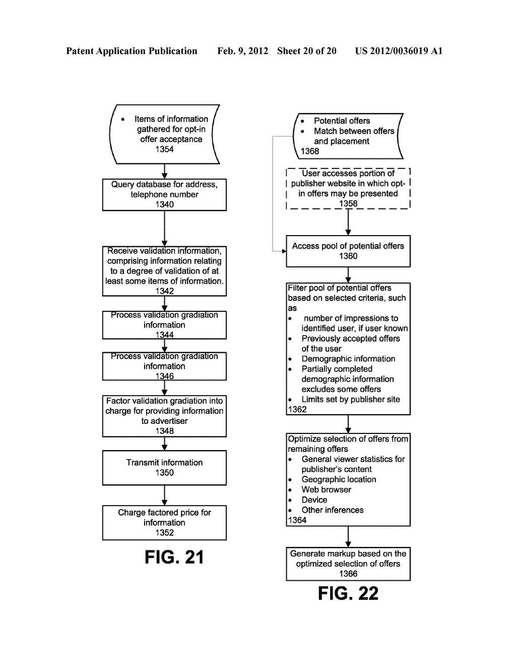 PRIVACY CONSCIOUS QUALIFICATION OF OPT-IN ADVERTISER OPPORTUNITIES - diagram, schematic, and image 21