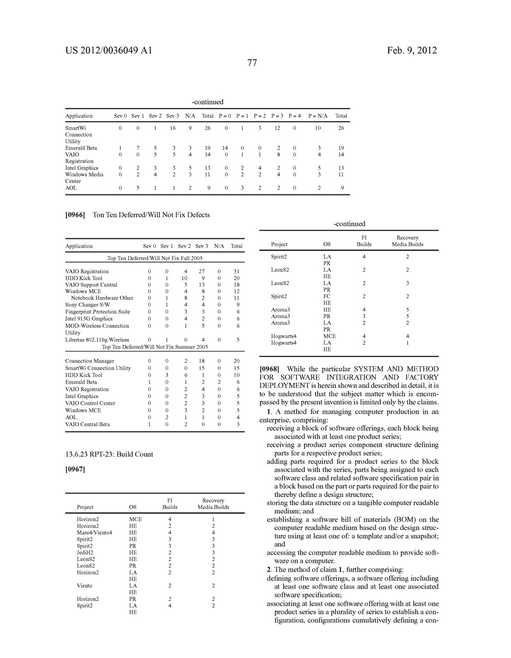 SYSTEM AND METHOD FOR SOFTWARE INTEGRATION AND FACTORY DEPLOYMENT - diagram, schematic, and image 107