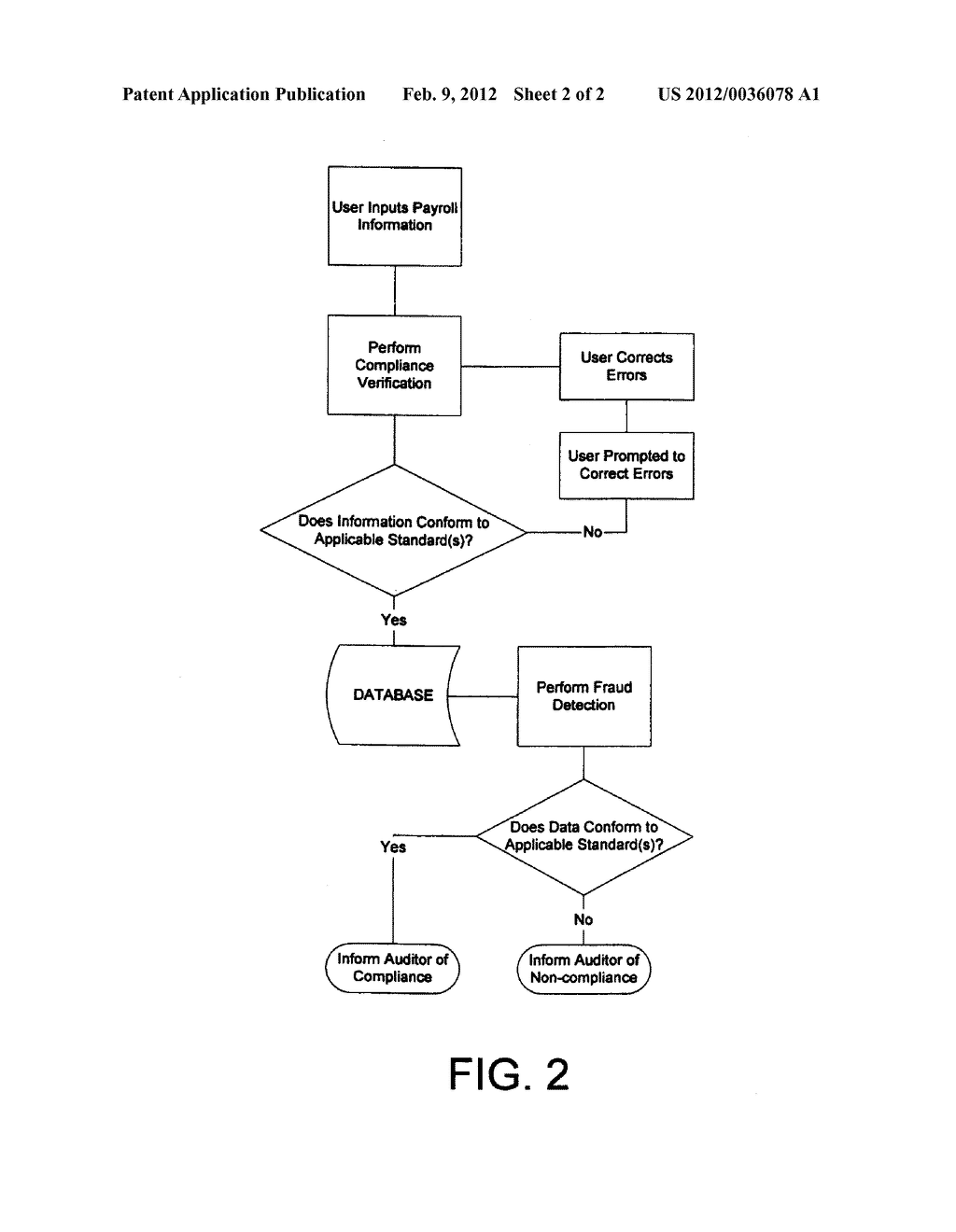 System and Method for Coordinating the Collection, Analysis and Storage of     Payroll Information Provided to Government Agencies by Government     Contractors - diagram, schematic, and image 03