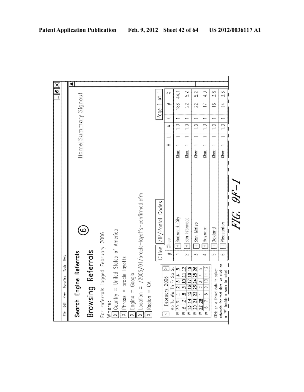 SELECTION OF ADVERTISEMENTS TO PRESENT ON A WEB PAGE OR OTHER DESTINATION     BASED ON SEARCH ACTIVITIES OF USERS WHO SELECTED THE DESTINATION - diagram, schematic, and image 43