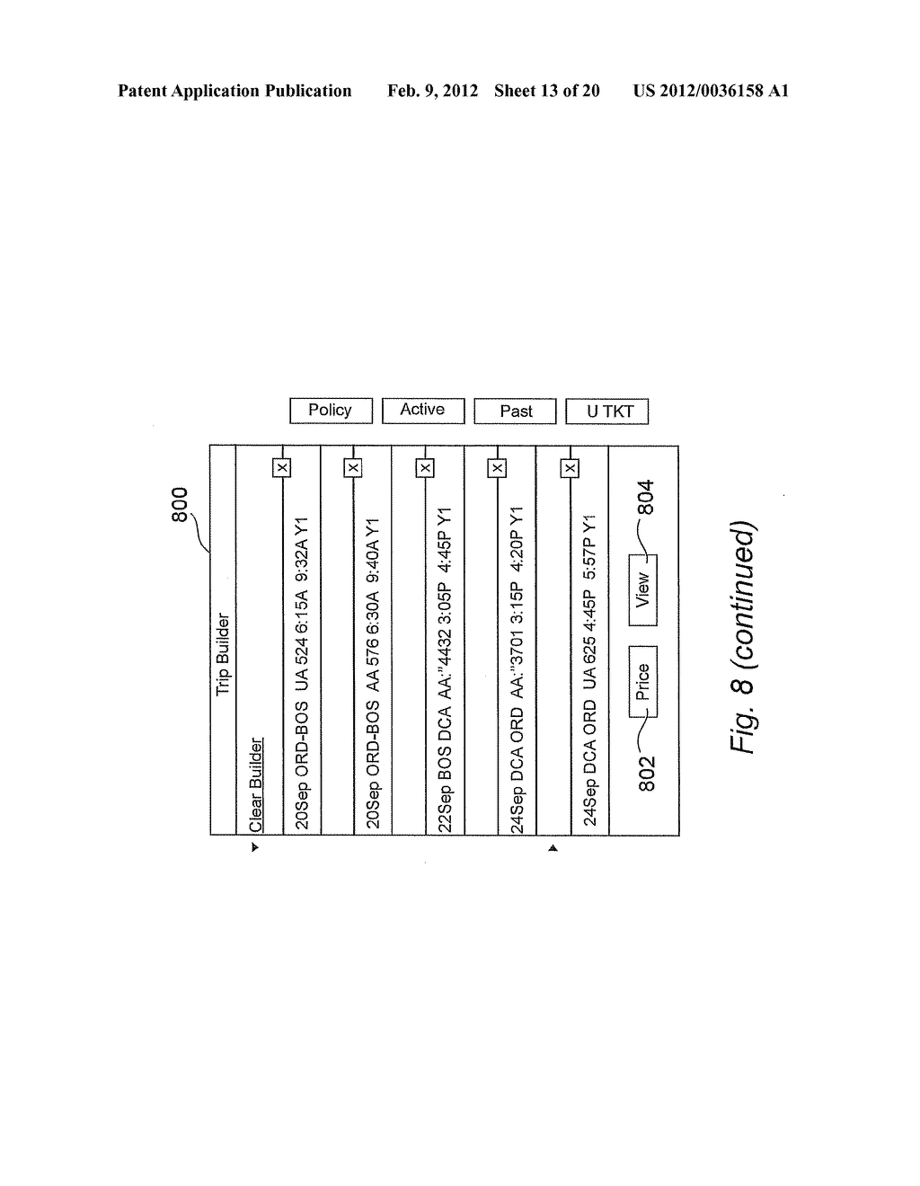 TRAVEL BOOKING METHOD AND SYSTEM - diagram, schematic, and image 14