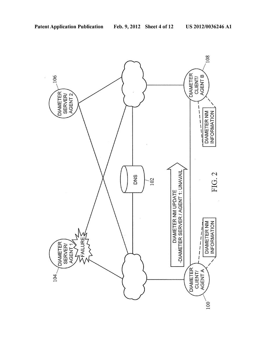 METHODS, SYSTEMS, AND COMPUTER READABLE MEDIA FOR DISTRIBUTING DIAMETER     NETWORK MANAGEMENT INFORMATION - diagram, schematic, and image 05