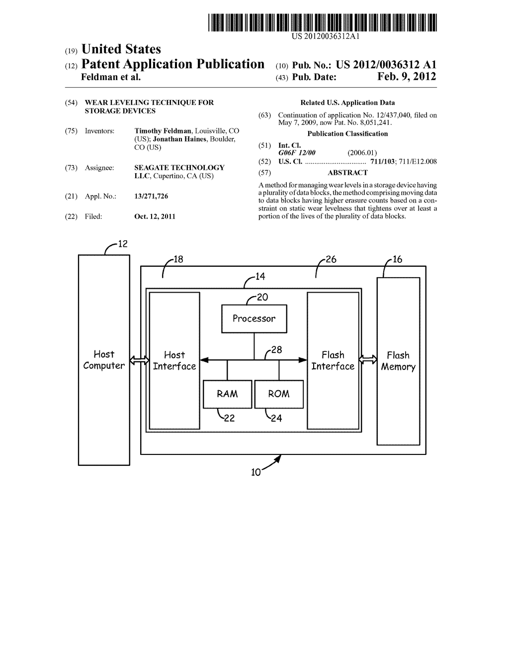 Wear Leveling Technique for Storage Devices - diagram, schematic, and image 01