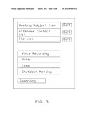 ELECTRONIC DEVICE AND METHOD FOR FACILITATING RECORDING MEETING CONTENTS diagram and image