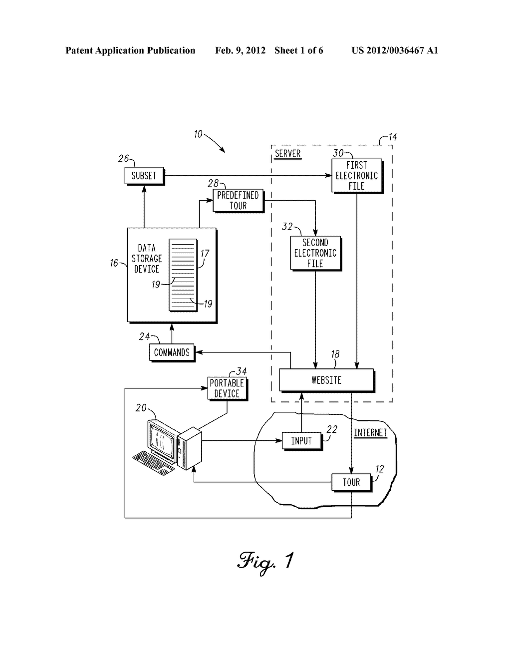 SYSTEM AND METHOD FOR PRODUCING A TOUR - diagram, schematic, and image 02