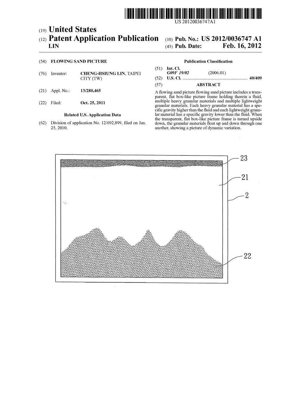 FLOWING SAND PICTURE - diagram, schematic, and image 01