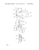 Device connecting roof to wall diagram and image