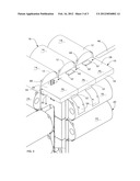 Device connecting roof to wall diagram and image