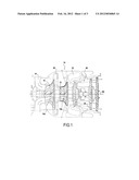 AIR BLEED HAVING AN INERTIAL FILTER IN THE TANDEM ROTOR OF A COMPRESSOR diagram and image