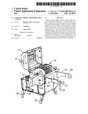 Charcoal Barbecue Rotisserie Grill Cooker diagram and image