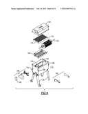 Charcoal Barbecue Rotisserie Grill Cooker diagram and image