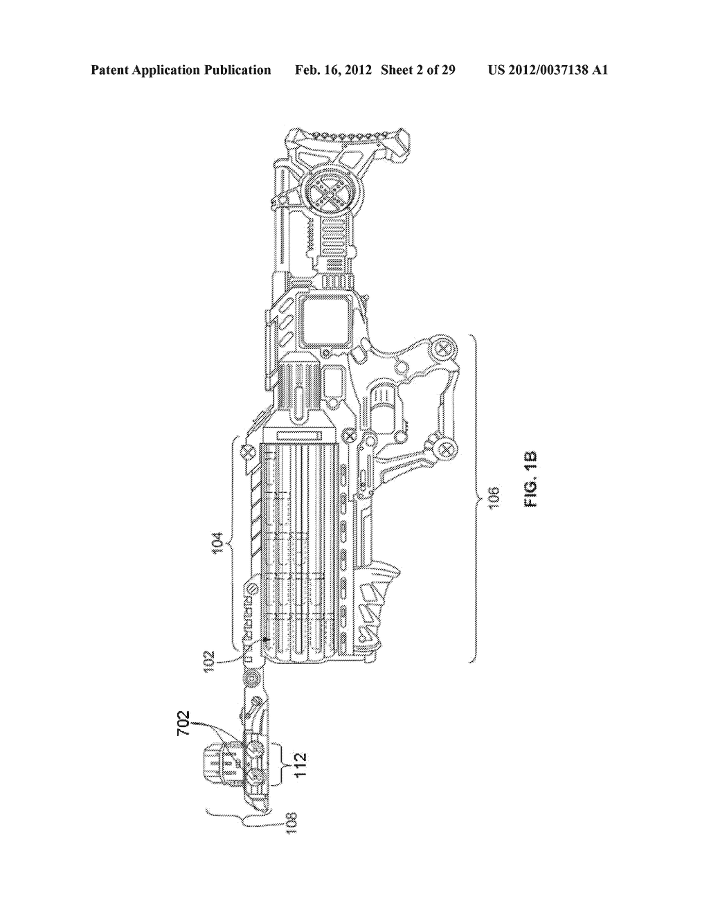 Toy launcher for launching projectiles and methods thereof - diagram, schematic, and image 03