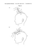 HAIRDRESSING AND COSMETIC COMB AND HAIRDRESSING AND COSMETIC METHOD diagram and image