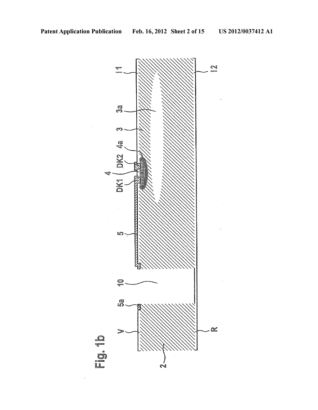 Method for producing an electrical feedthrough in a substrate, and     substrate having an electrical feedthrough - diagram, schematic, and image 03