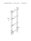 Collapsible ladder and method diagram and image