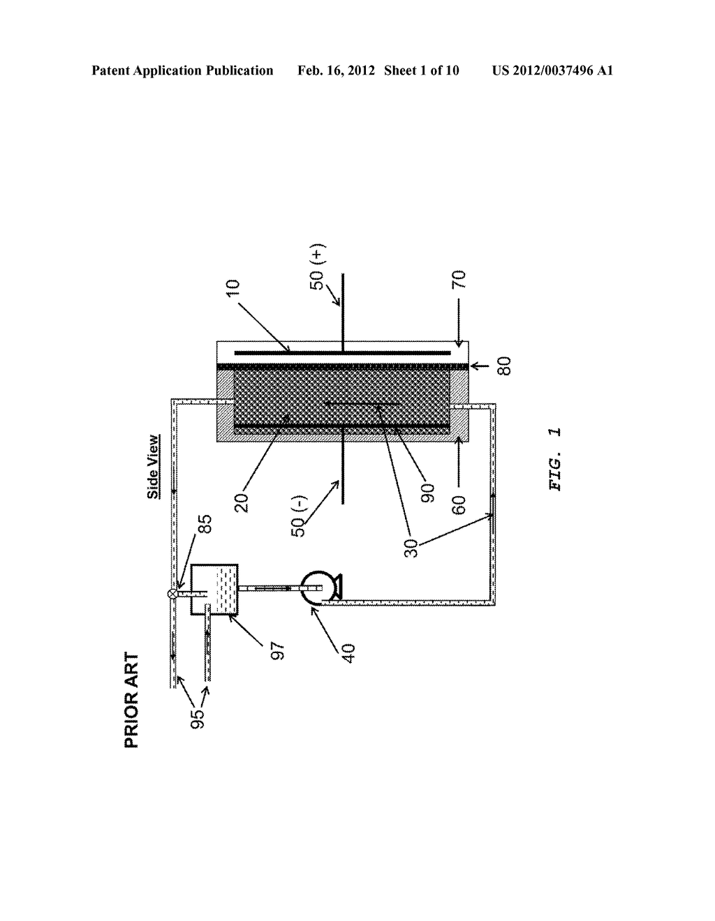 APPARATUS FOR ELECTROCHEMICAL MODIFICATION OF LIQUID STREAMS - diagram, schematic, and image 02