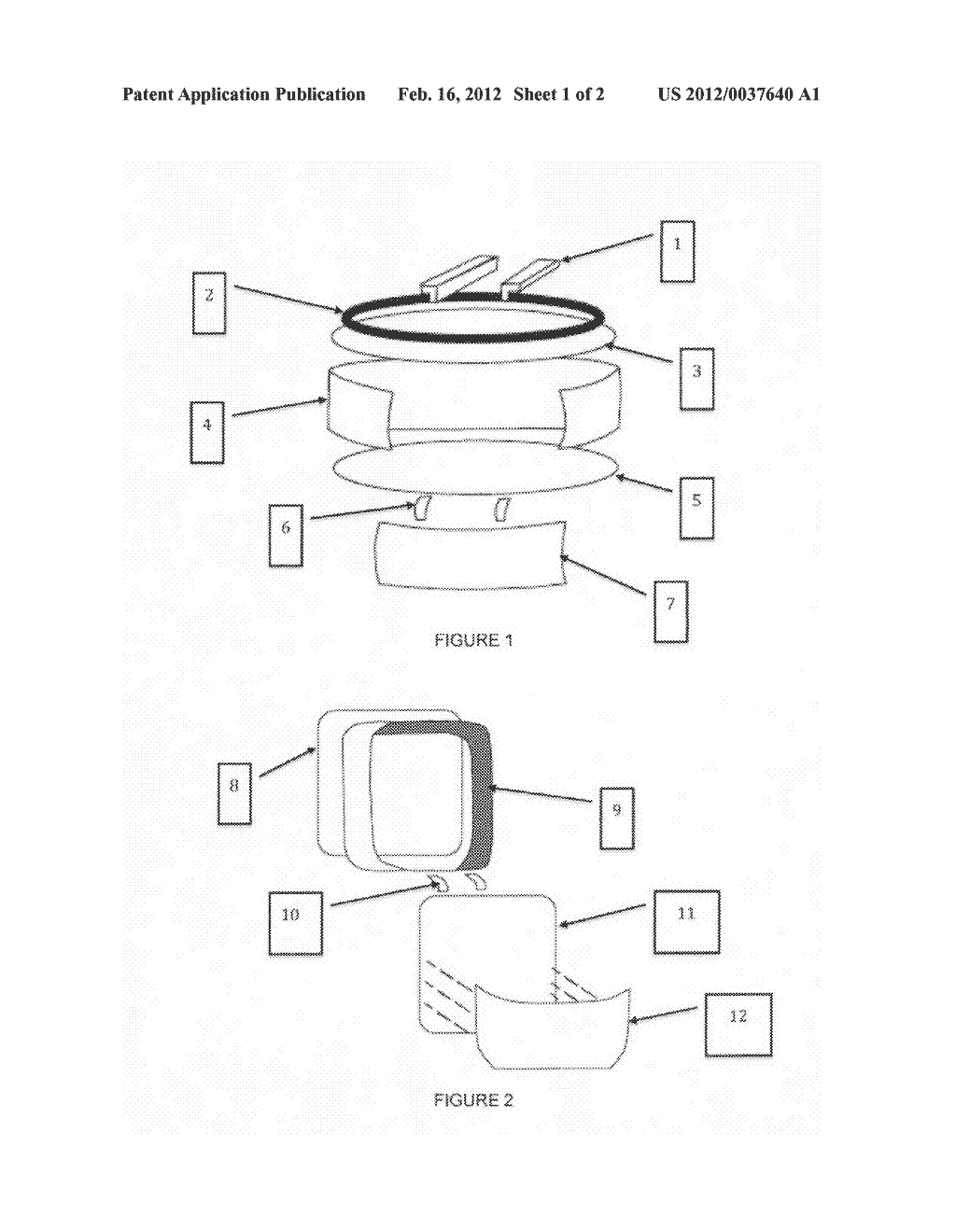 Decorative paper plate storage units - diagram, schematic, and image 02