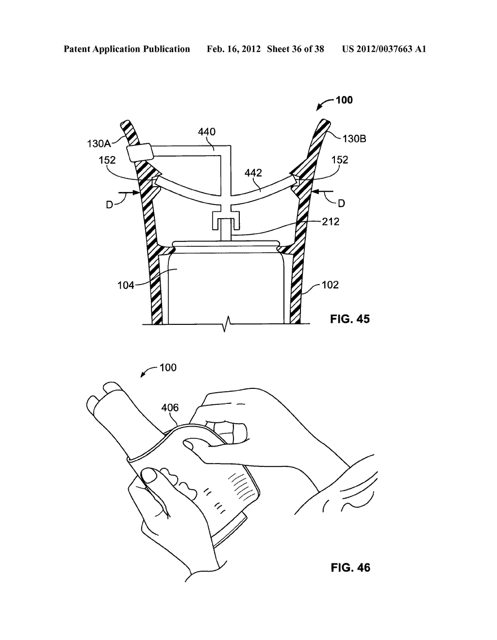 Shroud and Dispensing System for a Handheld Container - diagram, schematic, and image 37