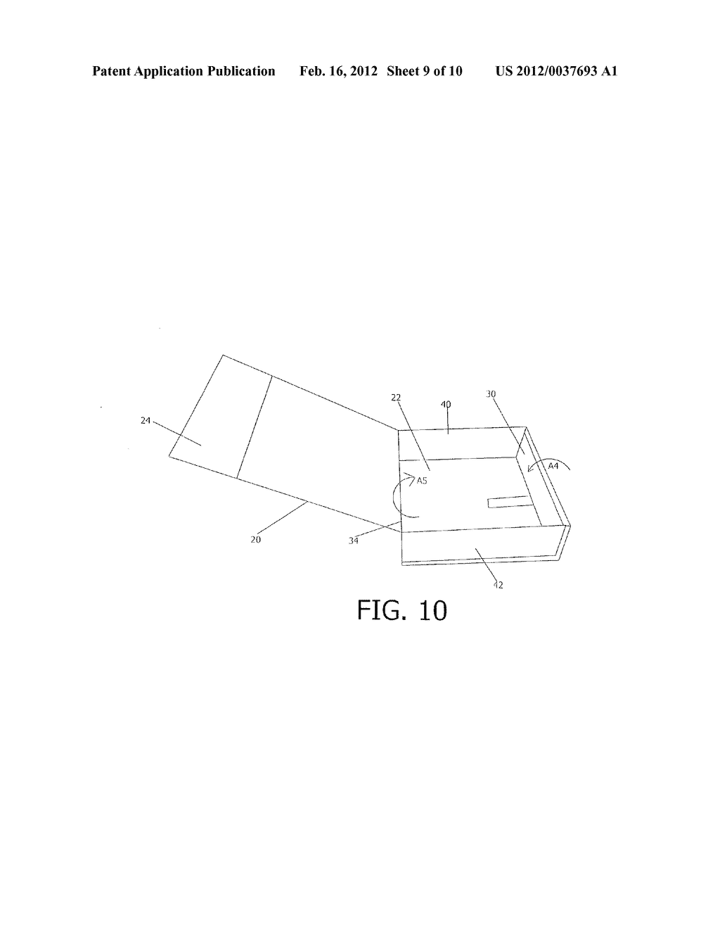 Foldable box - diagram, schematic, and image 10