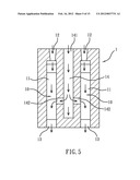 Fluidic oscillator diagram and image