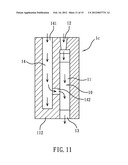 Fluidic oscillator diagram and image