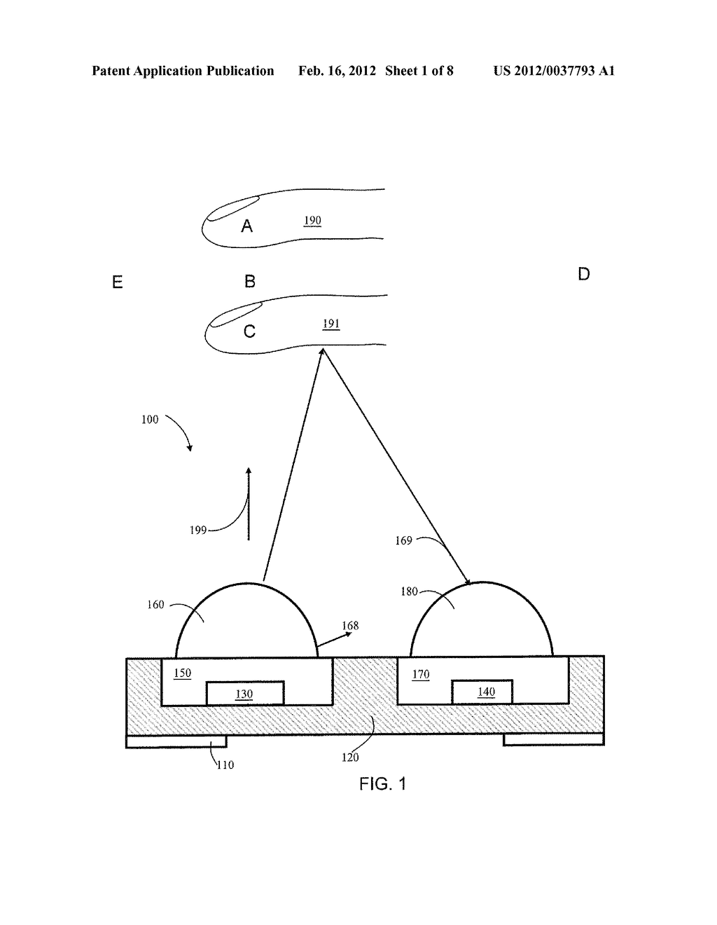 LENS HAVING MULTIPLE CONIC SECTIONS FOR LEDS AND PROXIMITY SENSORS - diagram, schematic, and image 02