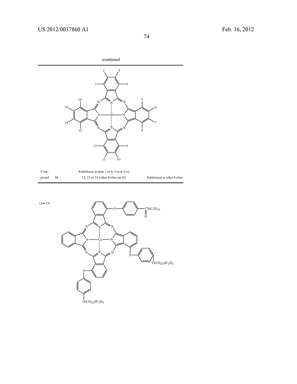 DYE-CONTAINING NEGATIVE CURABLE COMPOSITION, COLOR FILTER AND METHOD FOR     PRODUCING THE SAME - diagram, schematic, and image 75